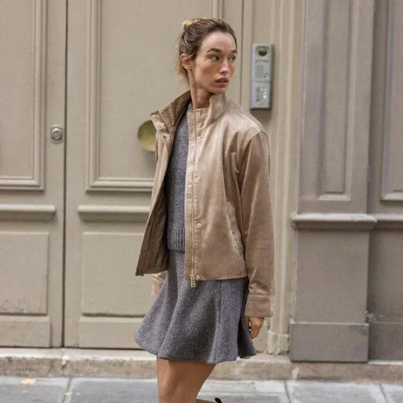 Zara Faux Suede Jacket - Size Small - Picture 9 of 10